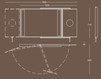 Зеркало IVAB Group  Living Bathroom New Vision K 8025 Современный / Скандинавский / Модерн