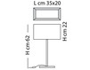 Лампа настольная Sil.Lux s.r.l. Sil Lux LT 1/502 Современный / Скандинавский / Модерн