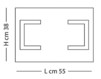 Светильник Sil.Lux s.r.l. Sil Lux LS 4/244 Современный / Скандинавский / Модерн