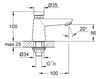 Кран Grohe 2012 36 265 000 Современный / Скандинавский / Модерн