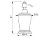 Дозатор для мыла Mestre Bathroom Fittings 2013 046086.BS0.00 Современный / Скандинавский / Модерн