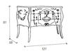 Тумба под раковину Mobili di Castello Bagni 3481 Классический / Исторический / Английский
