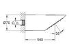 Лейка душевая настенная Sena Grohe 2012 28 308 000 Современный / Скандинавский / Модерн
