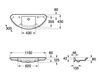 Раковина подвесная ROCA Ceramic A327879000 Современный / Скандинавский / Модерн