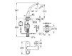 Смеситель для раковины ONDUS Grohe 2012 36 082 000 Современный / Скандинавский / Модерн
