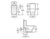 Унитаз напольный ROCA Ceramic A342247000 Современный / Скандинавский / Модерн