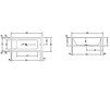Ванна Duravit Nahho 700232 00 0 00 0000 Современный / Скандинавский / Модерн