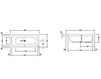 Ванна Duravit Happy D. 700173 00 0 00 0000 Современный / Скандинавский / Модерн