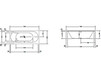 Ванна Duravit Darling New 700244 00 0 00 0000 Современный / Скандинавский / Модерн
