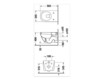 Унитаз подвесной Duravit Starck 2 253409 00 00 Современный / Скандинавский / Модерн