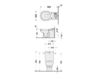Унитаз напольный Duravit Foster 017609 00 00 Современный / Скандинавский / Модерн