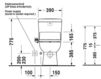 Унитаз напольный Duravit D-code 214209 00 002 Современный / Скандинавский / Модерн