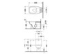 Унитаз напольный Duravit D-code 211809 00 002 Современный / Скандинавский / Модерн