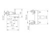 Смеситель для ванны Palazzani Formula Elle 641159 Современный / Скандинавский / Модерн