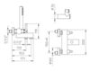 Смеситель для ванны Palazzani Formula Elle 641158 Современный / Скандинавский / Модерн