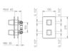 Встраиваемый смеситель Palazzani Click 372062 Современный / Скандинавский / Модерн