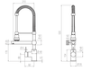 Смеситель для раковины Geda Bagno Cucina 7MRX0001 Современный / Скандинавский / Модерн