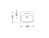 Раковина подвесная Duravit D-code 231055 00 002 Современный / Скандинавский / Модерн