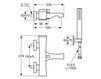Смеситель для ванны FIR Bathroom & Kitchen 87333821000 Современный / Скандинавский / Модерн