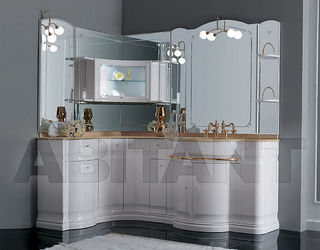Композиция Eurodesign Bagno Hilton COMP. 3 Bianco/oro