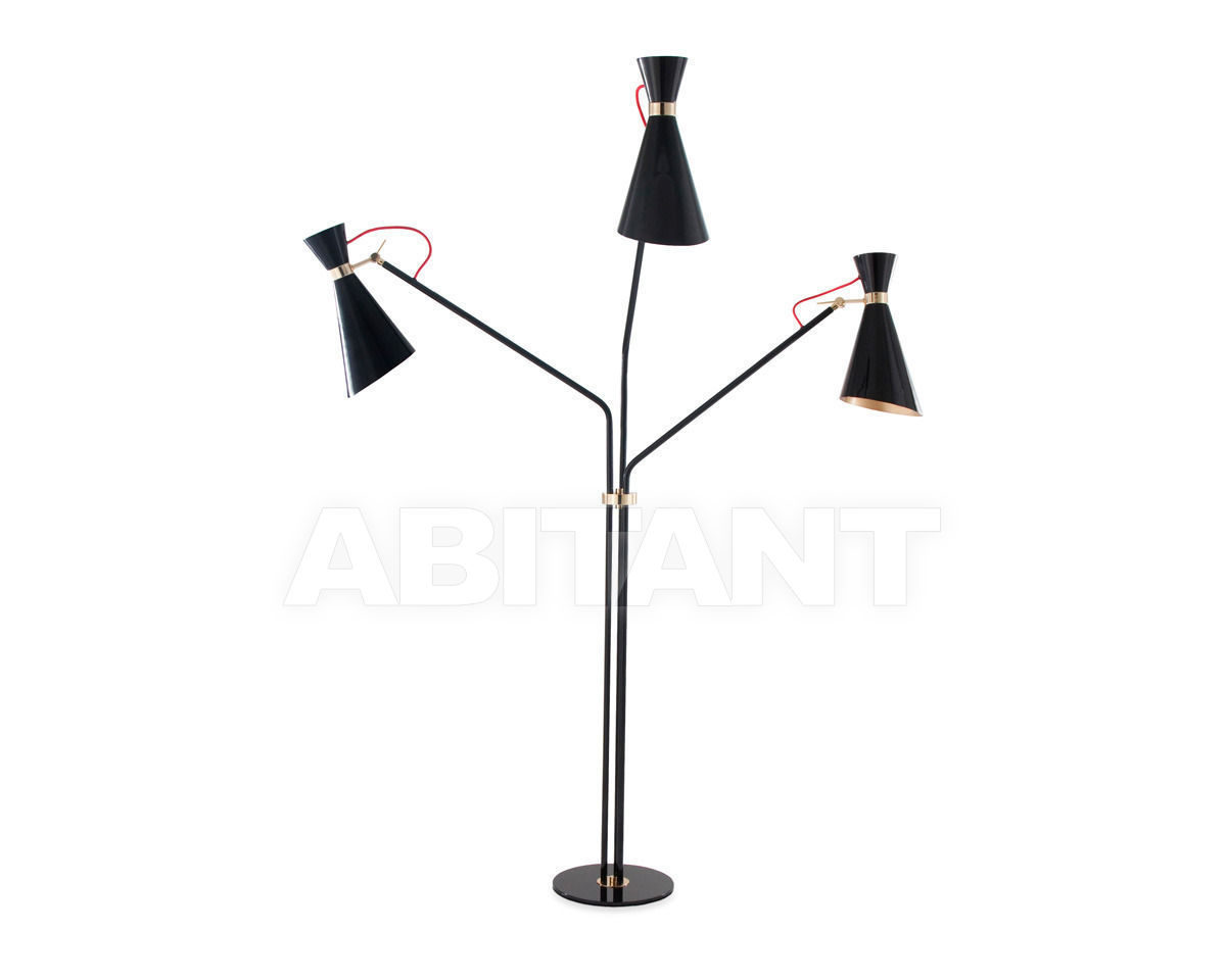 Купить Торшер Delightfull by Covet Lounge Floor SIMONE Black