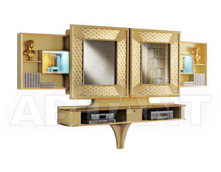 Стойка под аппаратуру Vismara Design Inrelax SLIDING HOME CINEMA- MOSAIK