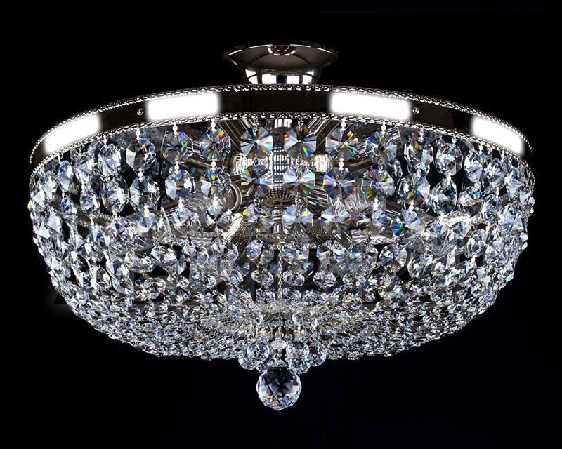 Купить Люстра Gerta Art Glass 2014 GERTA DIA 450 NICKEL SP