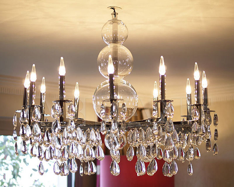 Купить Люстра Art et Floritude Cristal Et Verre - Crystal & Glass L081.12
