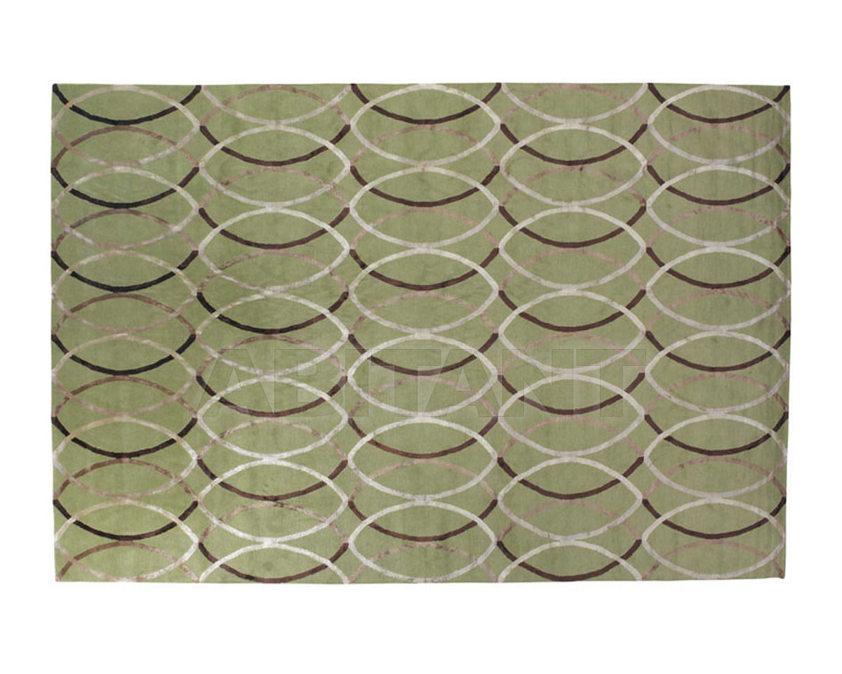 Купить Ковер современный The Rug Company Allegra Hicks Infinity Green Wool & Silk