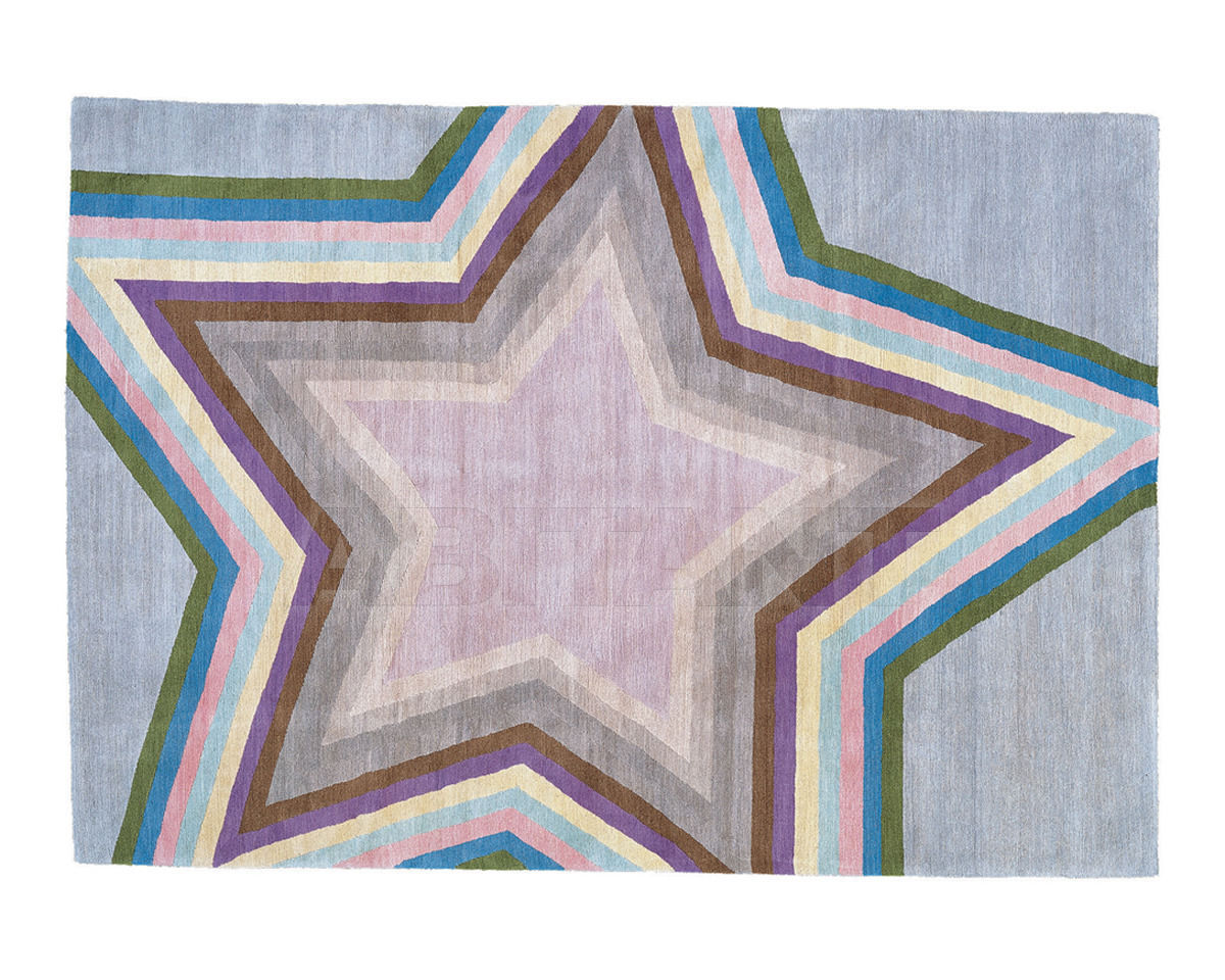 Купить Ковер современный The Rug Company Paul Smith Star Light Blue
