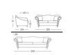Диван Epoque & Co Srl Home Philosophy HOLLY 2 1/2 SEATER Ампир / Барокко / Французский