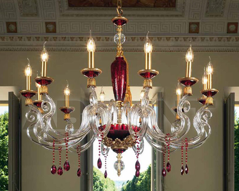 Купить Люстра Euroluce Lampadari  Elite Barocco L12+6 Lux