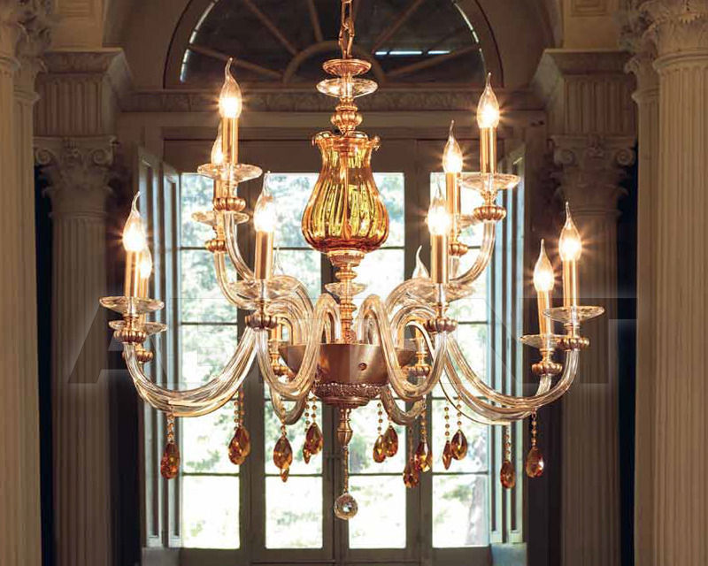 Купить Люстра Euroluce Lampadari  Elite Flora L8+4 decor