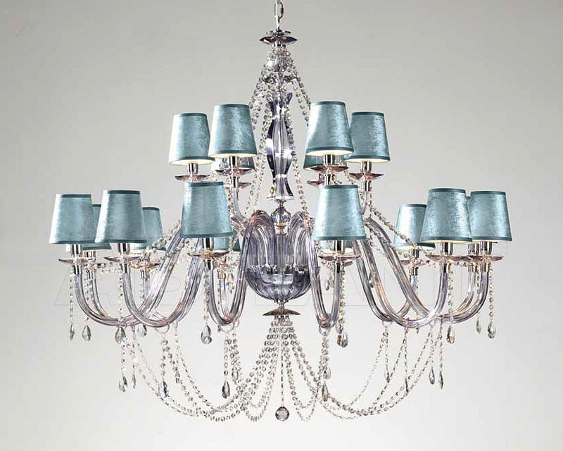 Купить Люстра Euroluce Lampadari  Elite Arcobaleno L12+6 shade fume