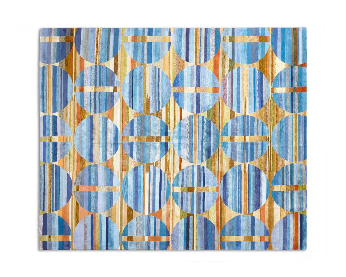 Купить Ковер современный Rug Star I Am Classic Screw ECO | BlueGreen on Gold