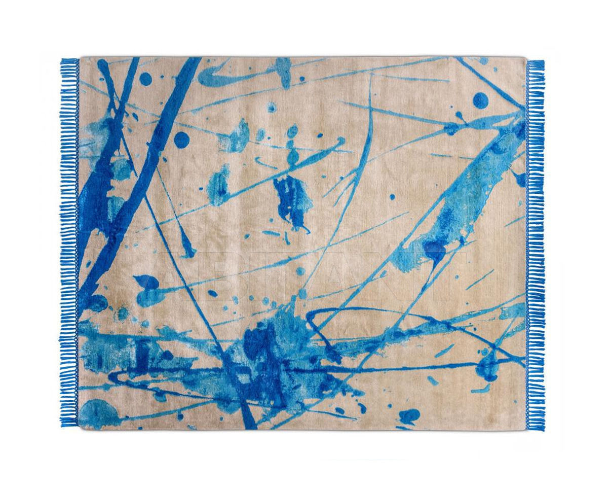 Купить Ковер дизайнерский Rug Star Love Stories Splash No. 07 | ElectricBlue_Doma_BG | SilkFringes