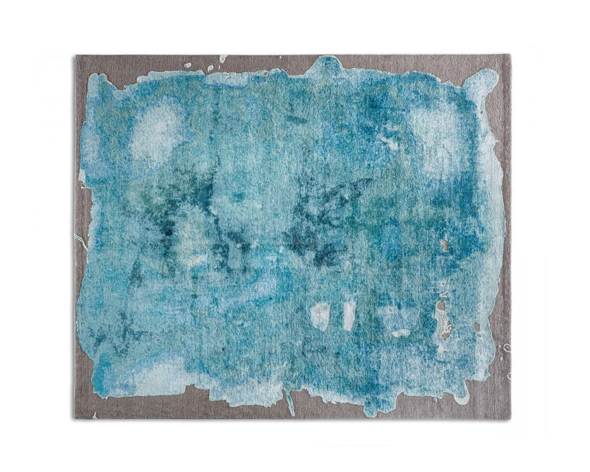 Купить Ковер дизайнерский Rug Star Love Stories Mono No. 09 | AquaBlue on NaturalGrey 