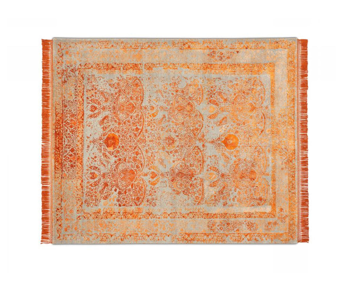 Купить Ковер современный Rug Star Persia/rajasthan Rajasthan No. 13 | Copper on NaturalGrey | SilkFringes