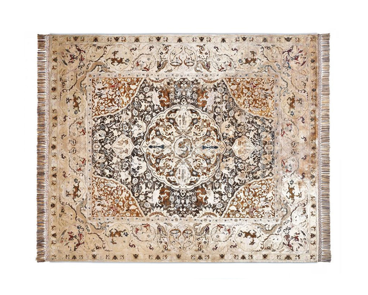 Купить Ковер современный Rug Star Oxidized Hunter No. 01 | DeepPurple | SilkFringes 