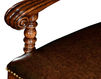 Стул с подлокотниками Jonathan Charles Fine Furniture Country Farmhouse 493946-AC-WAL-L005 Лофт / Фьюжн / Винтаж / Ретро