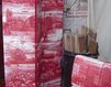 Портьерная, обивочная ткань GLASGOW TOILE - REDS Timorous beasties Toile GTOIL/LU/01/RD Лофт / Фьюжн / Винтаж / Ретро