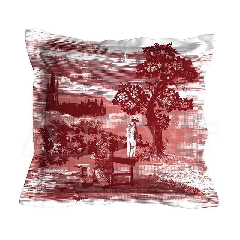 Купить Подушка GLASGOW TOILE - REDS PRINTED ON G283 LINEN Timorous beasties Toile GTOIL/CUSH/01