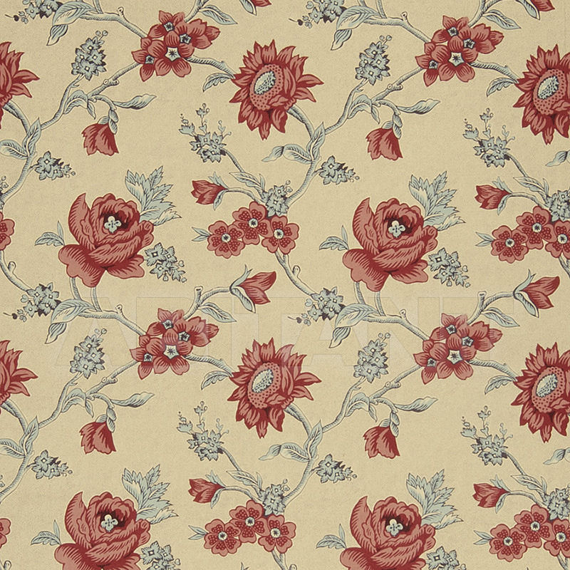 Купить Интерьерная ткань Bouton De Rose Rouge Fabricut French General 1648602
