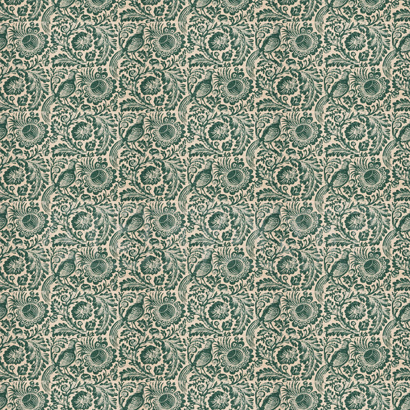 Купить Интерьерная ткань Felipe Batik Teal Fabricut Vignettes Vol. XIII (7 Books) 5115401