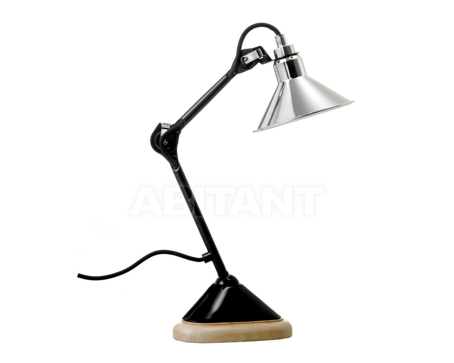Купить Лампа настольная La Lampe Gras by DCW éditions GRAS LAMPS 207 BL-CHROME