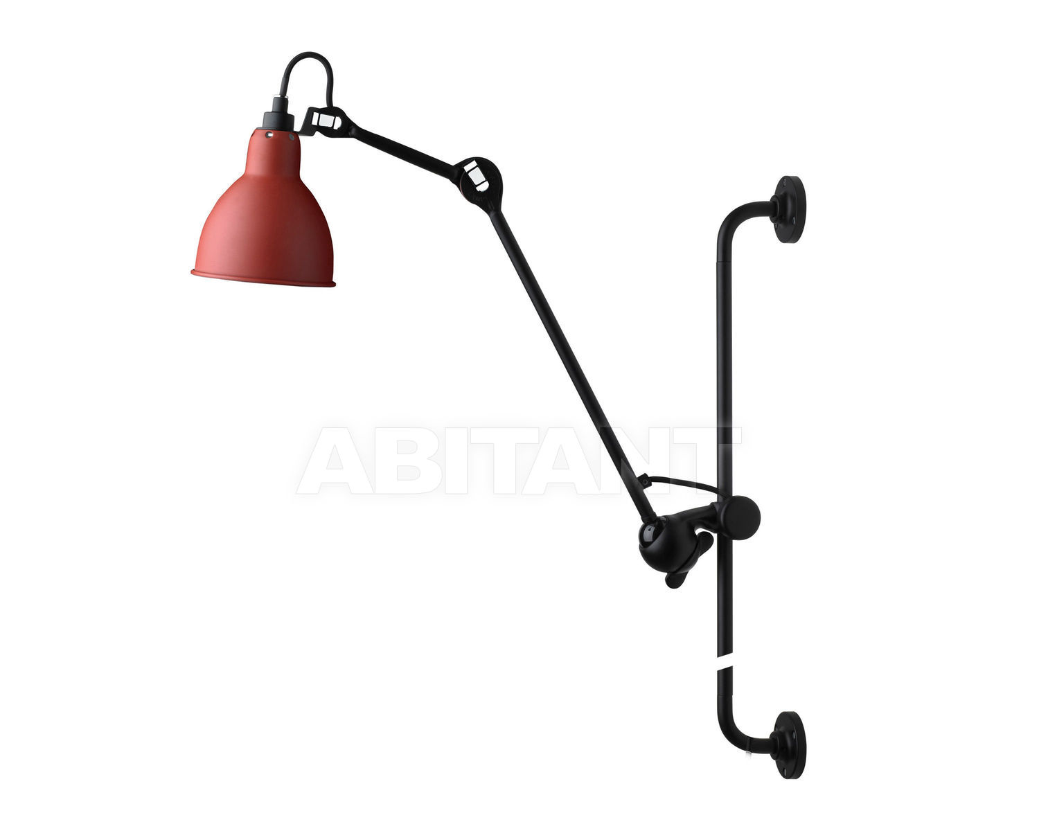 Купить Светильник настенный La Lampe Gras by DCW éditions GRAS LAMPS 210 BL-RED