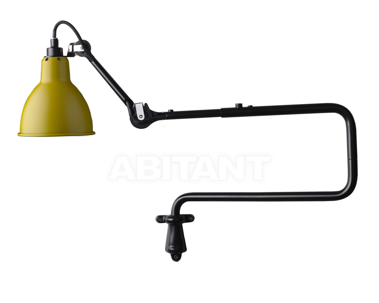 Купить Светильник настенный La Lampe Gras by DCW éditions GRAS LAMPS 303 BL-YELLOW
