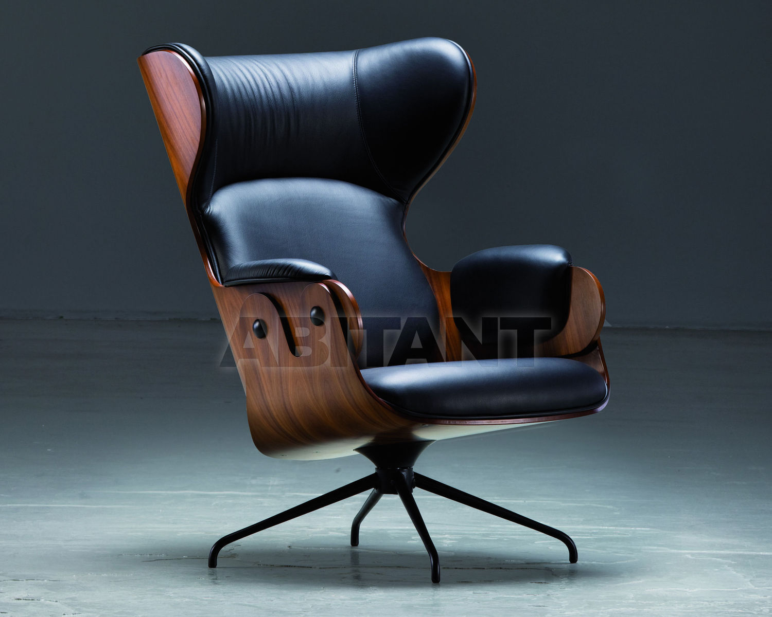 LOUNGER B.D Barcelona Design LOUNGER Armchair Swivel structure 3 ABITANT