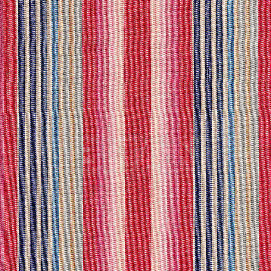 Купить Обивочная ткань Ian Sanderson Oleander QUAY STRIPE Rose Blue