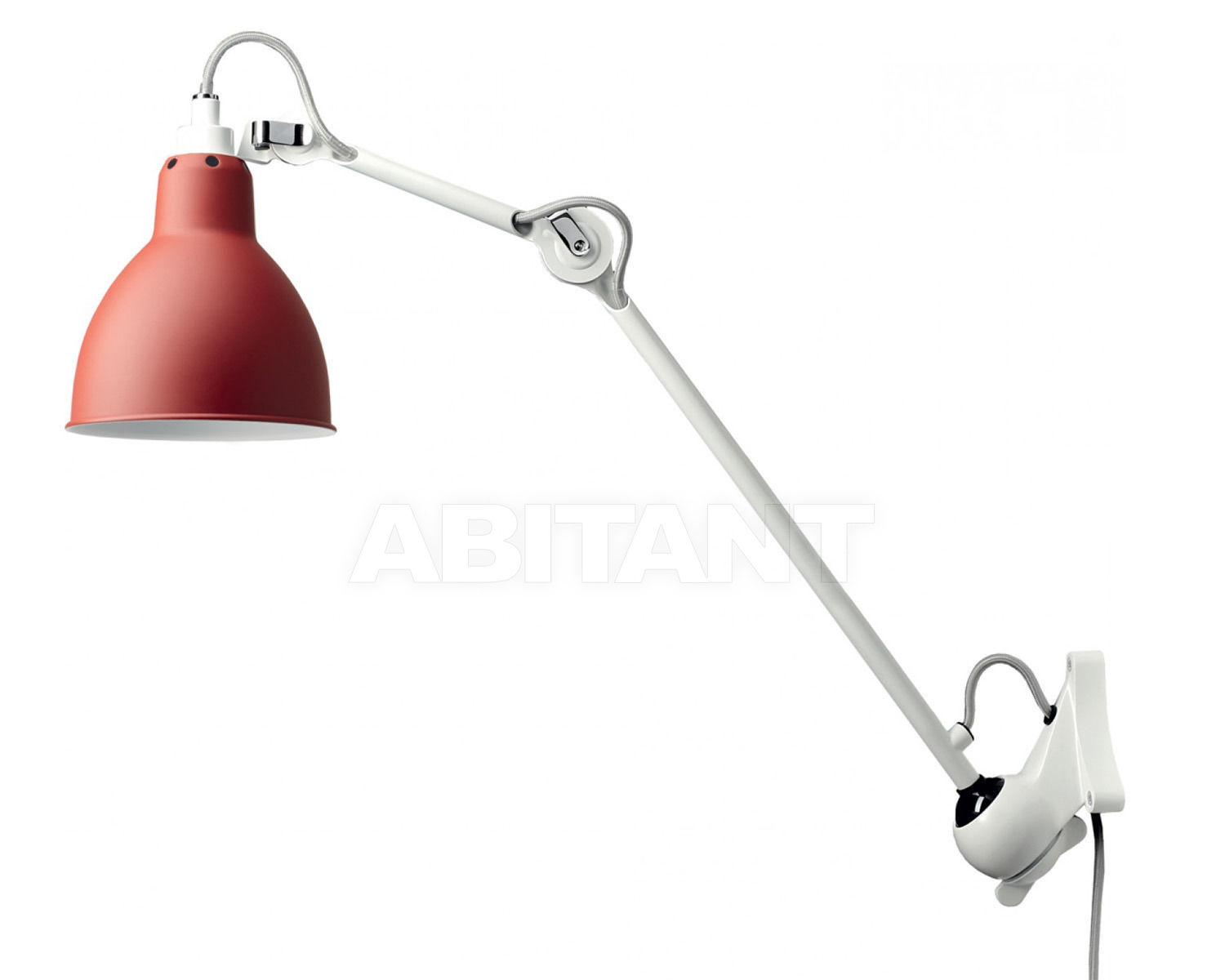 Купить Светильник настенный La Lampe Gras by DCW éditions GRAS LAMPS 222 WH-RED